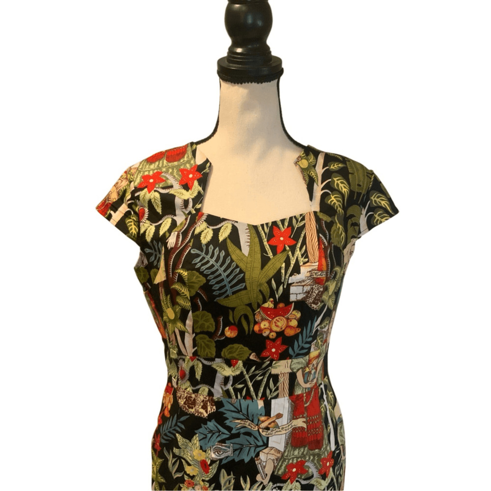 Grace Karin Floral Print Midi Dress - Multicolor - Picture 7 of 12